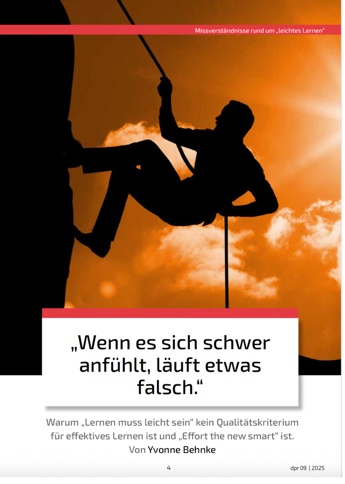 Aufmacherseite des dpr-Beitrags Wenn es sich schwer anfühlt, läuft etwas falsch