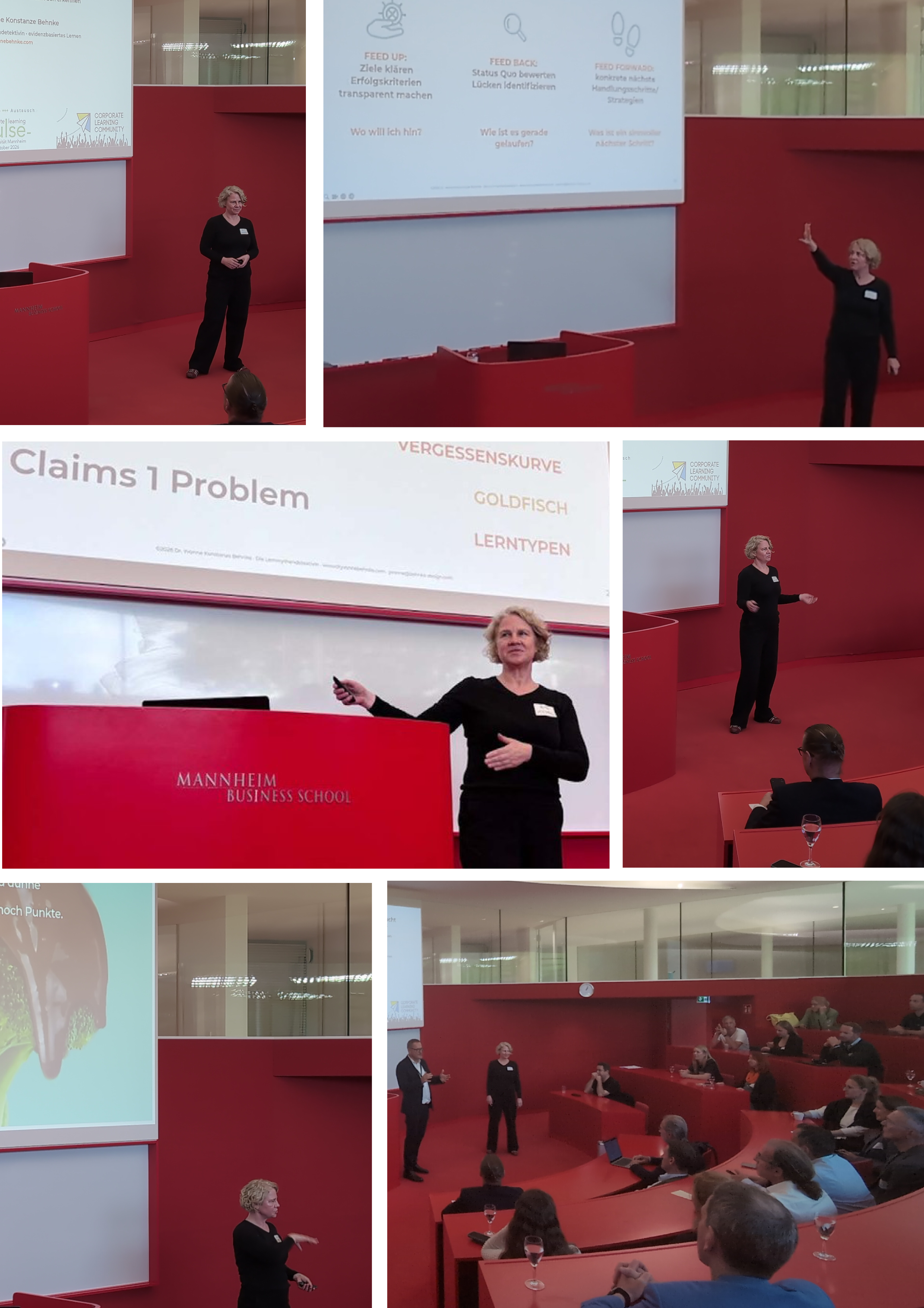 Yvonne Behnke im Austausch mit dem Publikum bei CLC Pulse Mannheim.